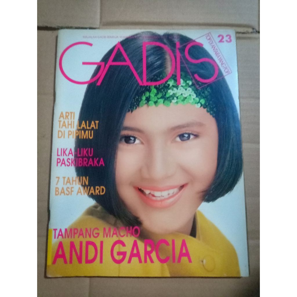 Majalah Gadis Th.1991 No. 23 / Cover Wanda Hamidah/ Artikel Armand Maulana