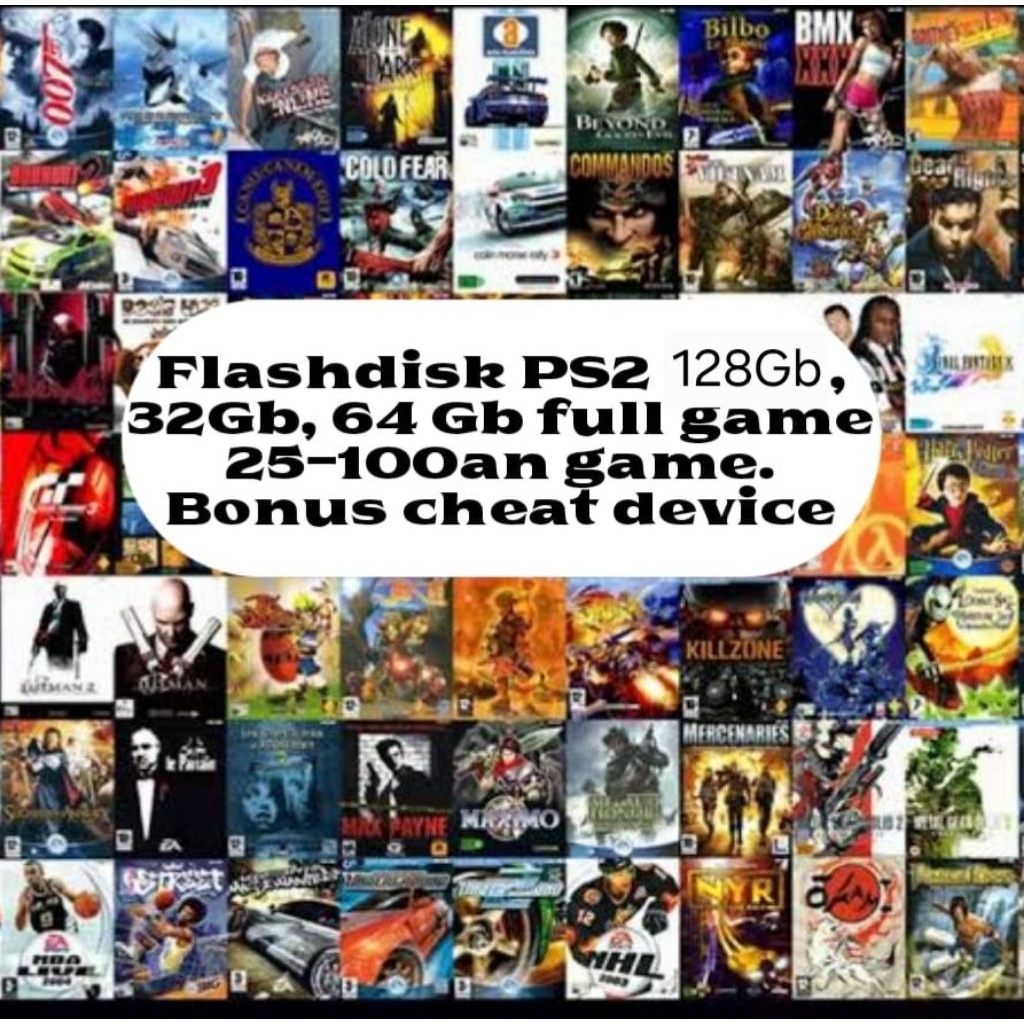 Flashdisk cocok untuk konsol PS2 yang sudah Matrix atau MC Boot