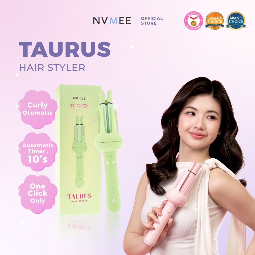 NVMEE - Taurus Hair Styler 2.0 | Catokan Keriting Otomatis