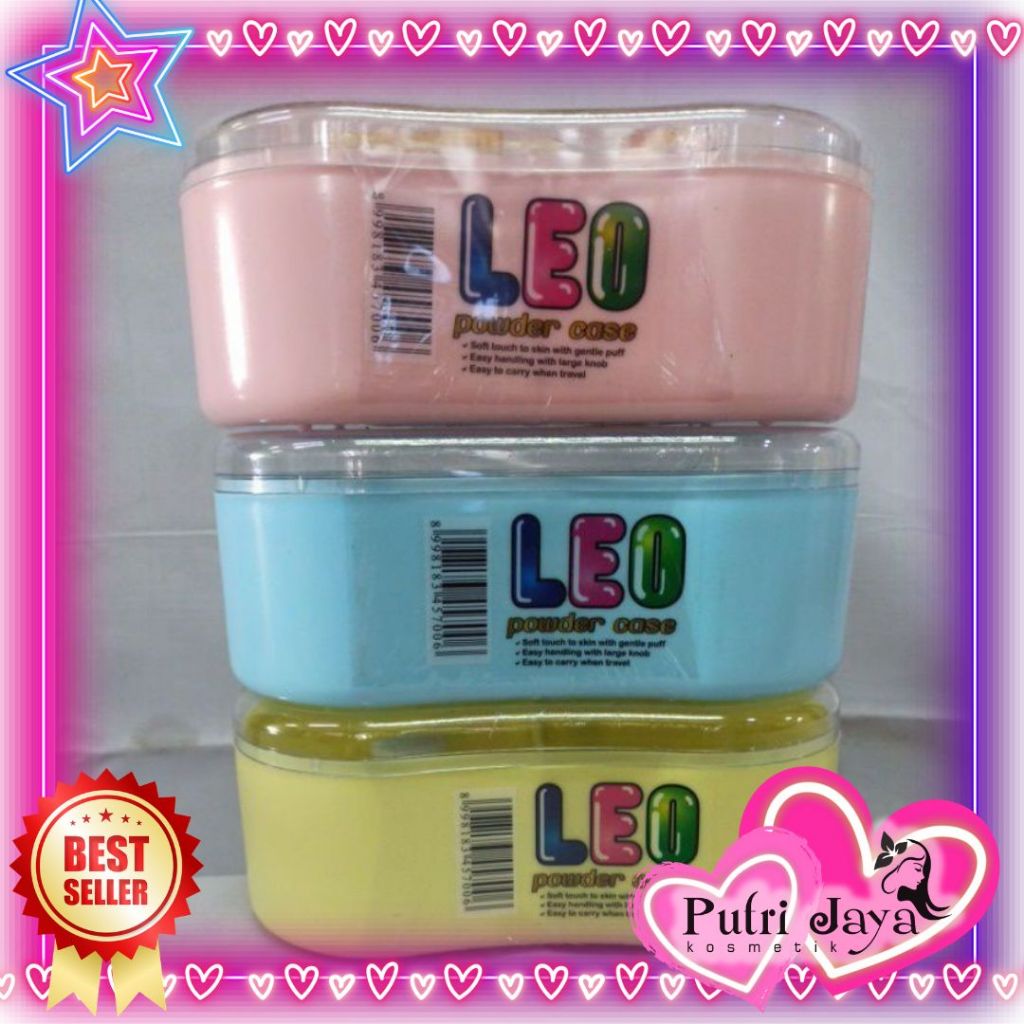 Leo Tempat Bedak | Gandeng | Powder Case | Anak-anak | Tempat Bedak Bayi