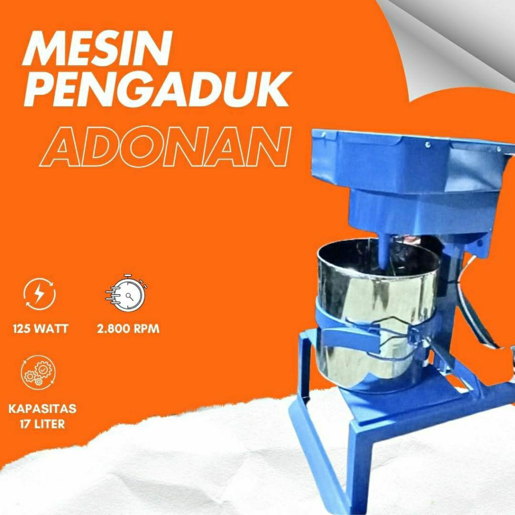 mesin. pengaduk vertikal untuk adonan donat