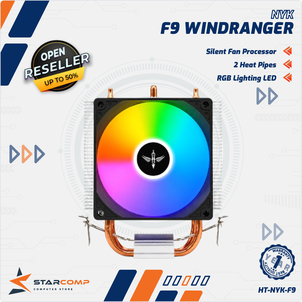 NYK Nemesis Windranger F9 RGB 9cm Single Fan