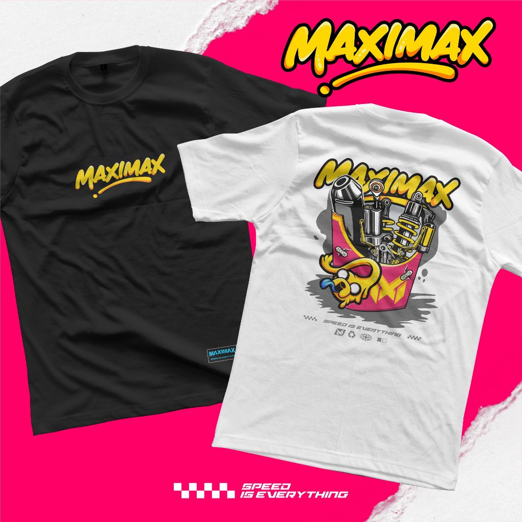 Kaos Maximax Gank Yellow  | Kaos Distro Reflective | Kaos Racing  | Maximax Apparel