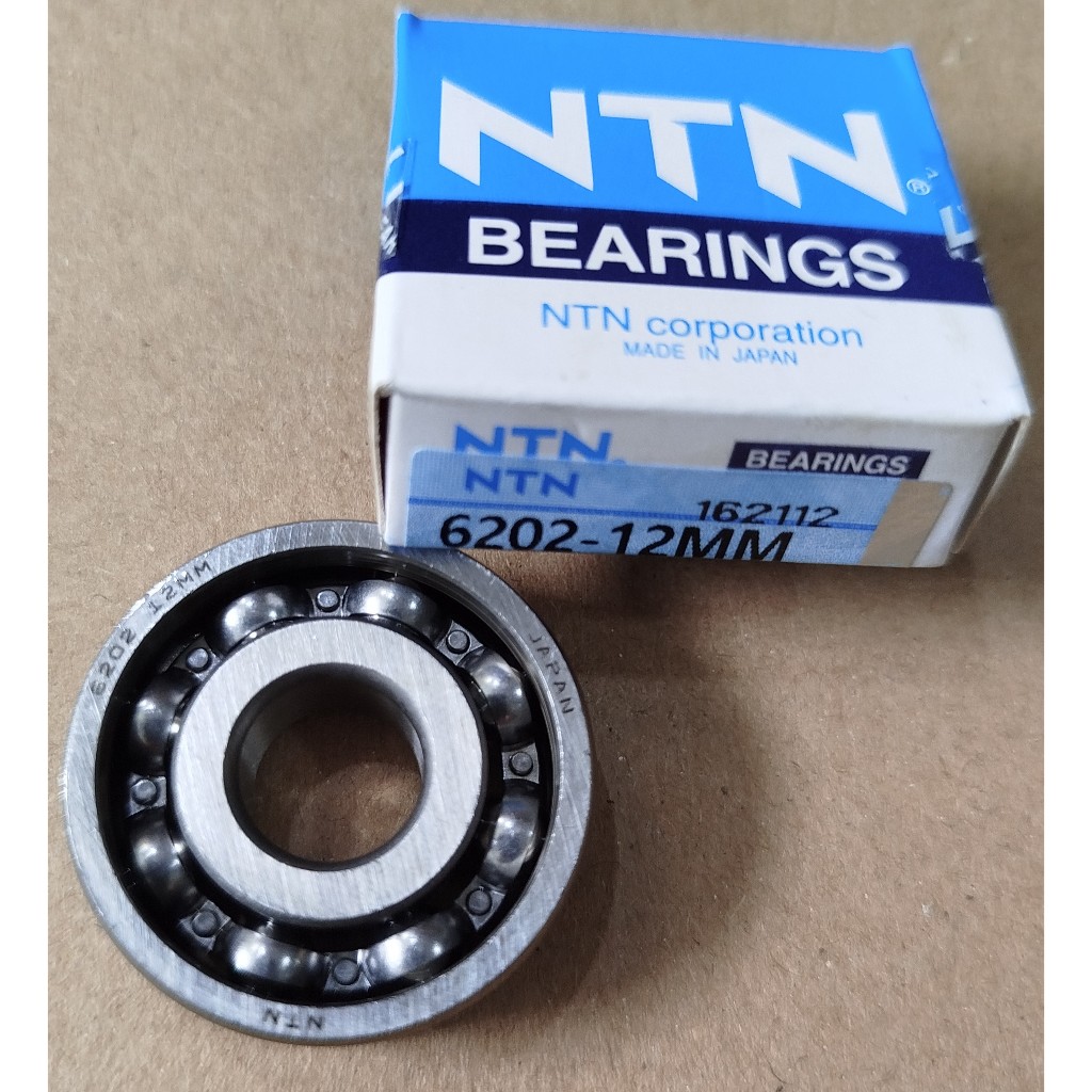 Bearing 6202 12mm Open Laher 6202 12mm (Special bore ID 12mm) OD 35mm, T 11mm Bearing 6202-12mm open
