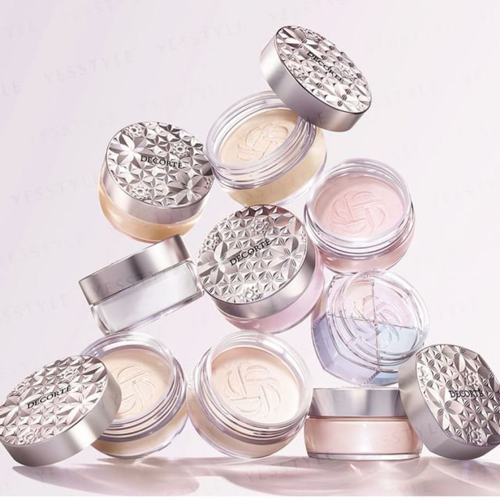 Decorte Face Powder, Loose Transparent Setting Tone Up Powder Loose
