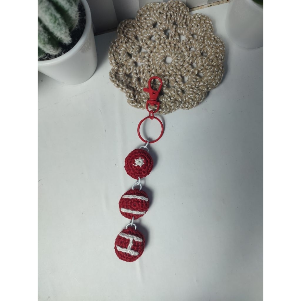 BTS Arirang Crochet Keychain/BTS Arirang Logo/Gantungan Kunci BTS Arirang