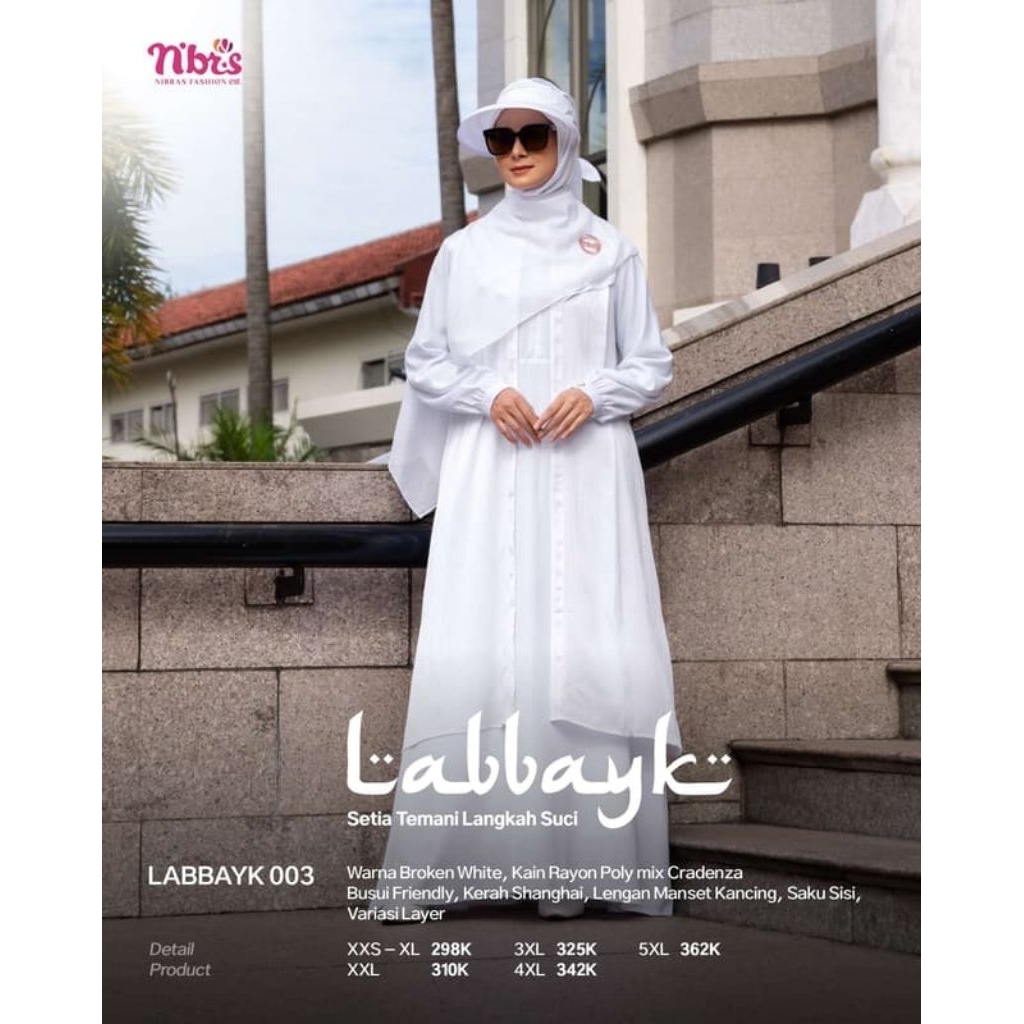 GAMIS NIBRAS PUTIH GAMIS PUTIH MURAH