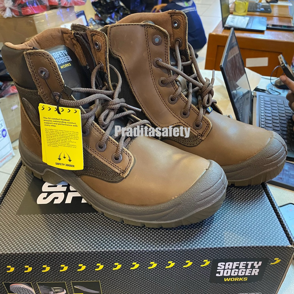 Sepatu Safety Jogger Rush S3 Original | Safety Shoes Jogger Rush S3 Berkualitas