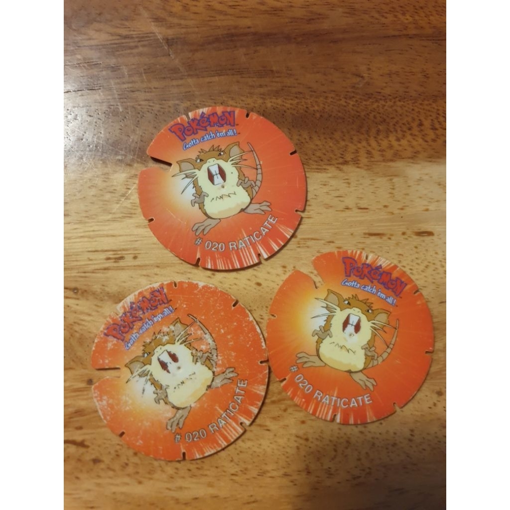 Tazos Spin Pokemon Raticate