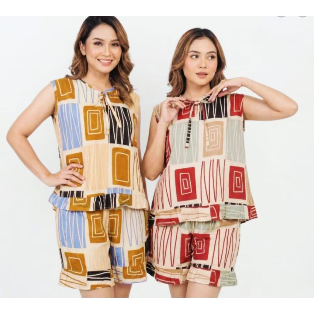 setelan yukensi wanita bahan rayon