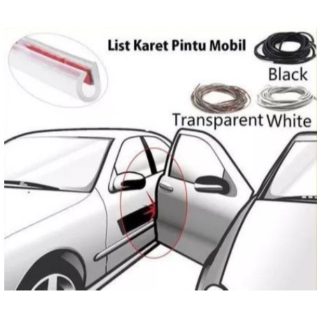 List karet Pintu List Pintu Mobil Universal Pelindung Pintu