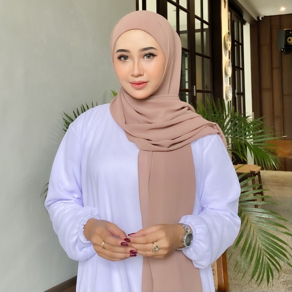 Syamilah - Hanum Pashmina Instan Inner Turki Ceruty Babydoll