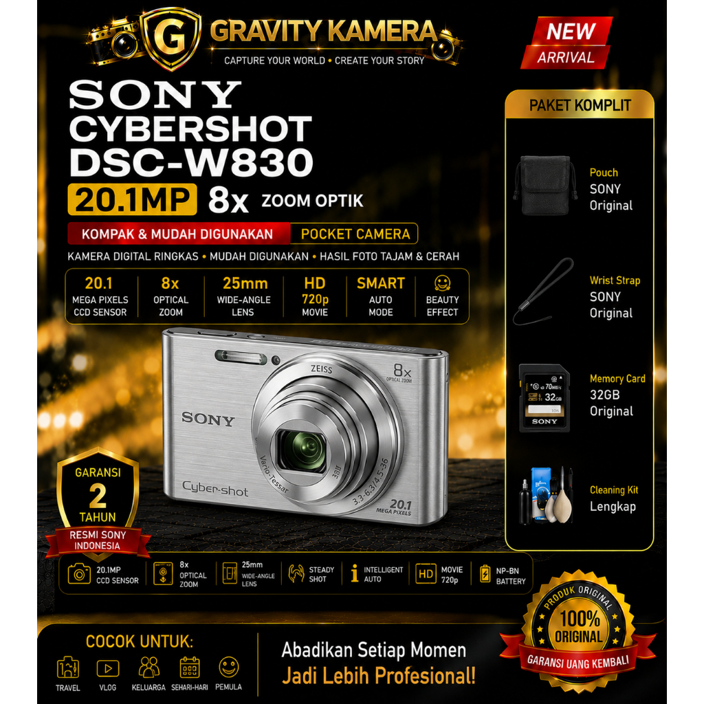 SONY CYBERSHOT DSC-W830 / SONY DSC-W830 / SONY W830
