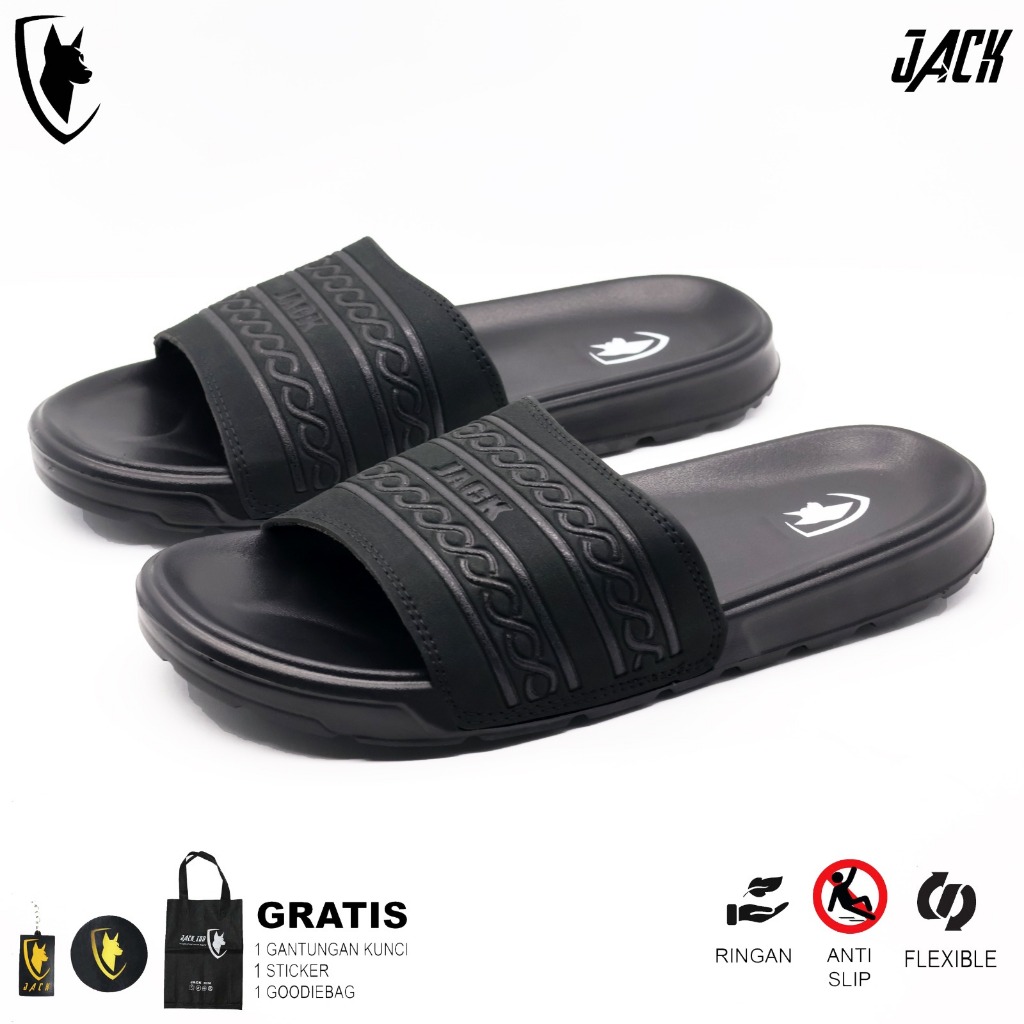 JACK IDN Sandal Slide Pria Sendal Slop Flip Flop | Sendal Selop CIRCLE