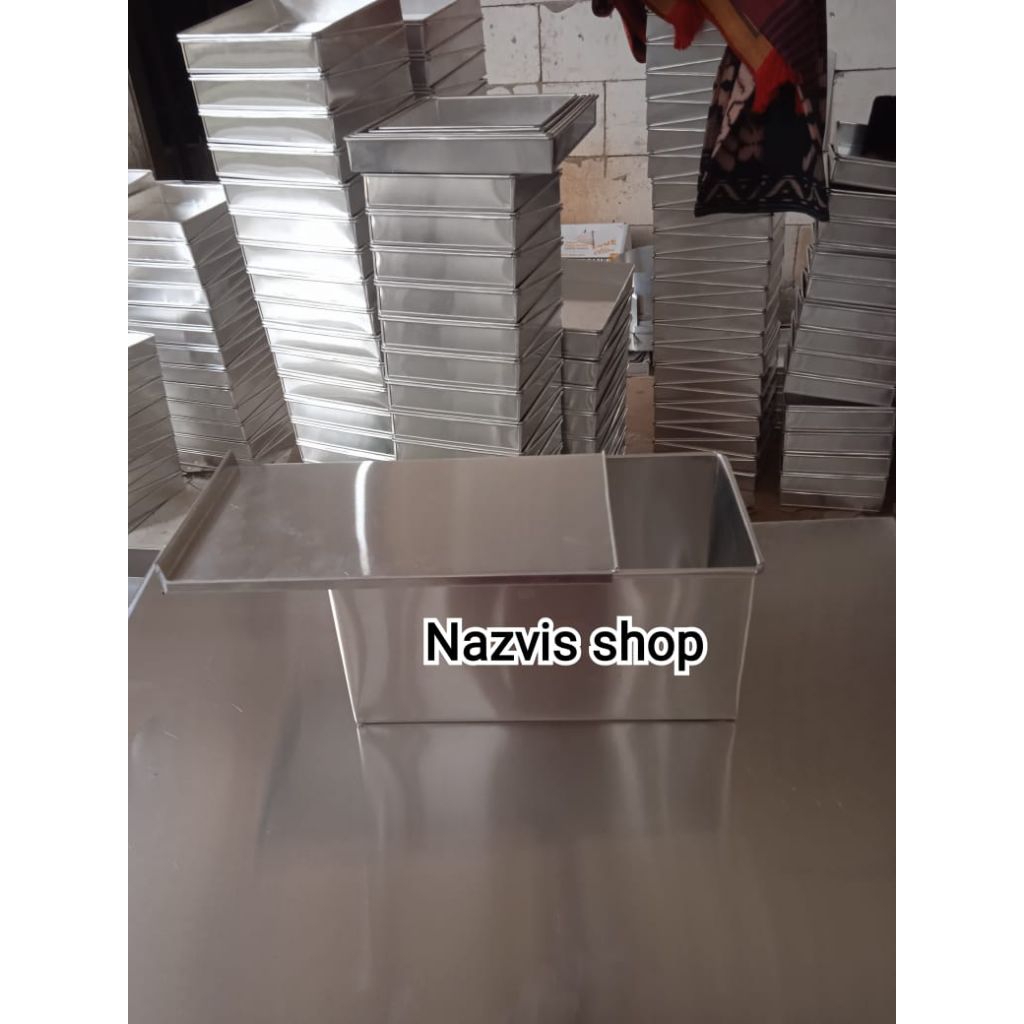 loyang roti tawar tutup 24x12x12 loyang roti polos