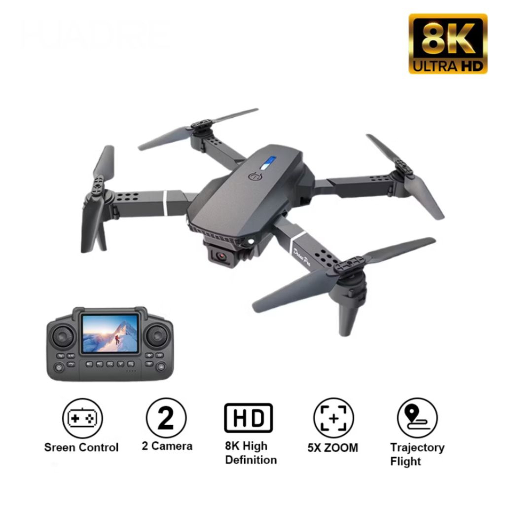 DRONE WITH SCREEN REMOTE CONTROL KAMERA PESAWAT TERBANG