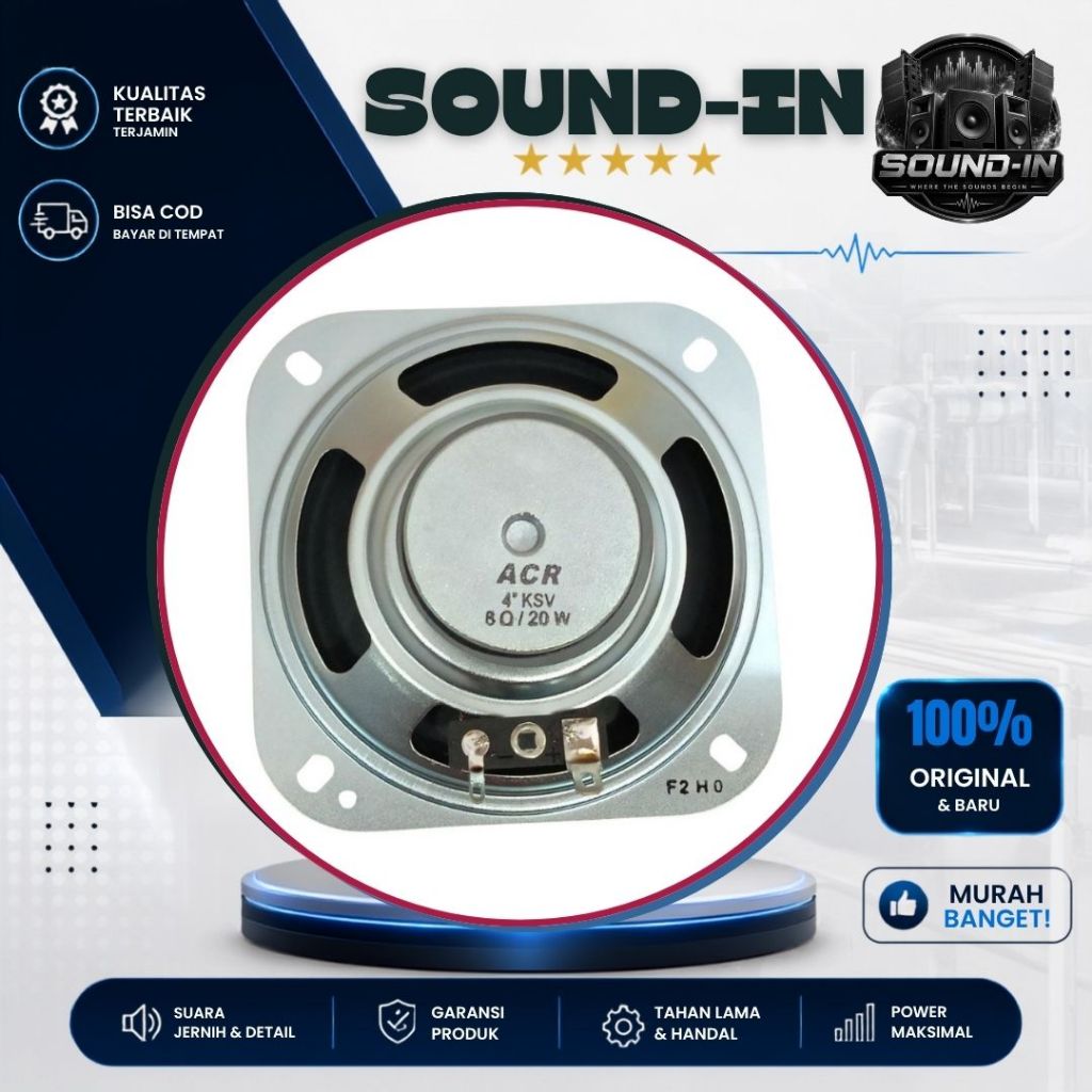 SPEAKER ACR 4 INCH KSV FULL RANGE