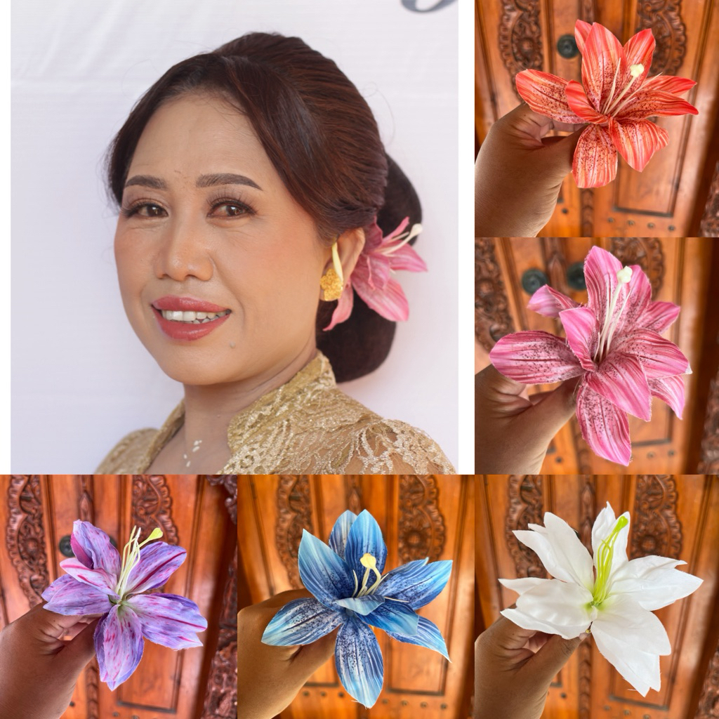 bunga Lotus , kuntum bunga lotus /bunga hairdo / Bunga rambut