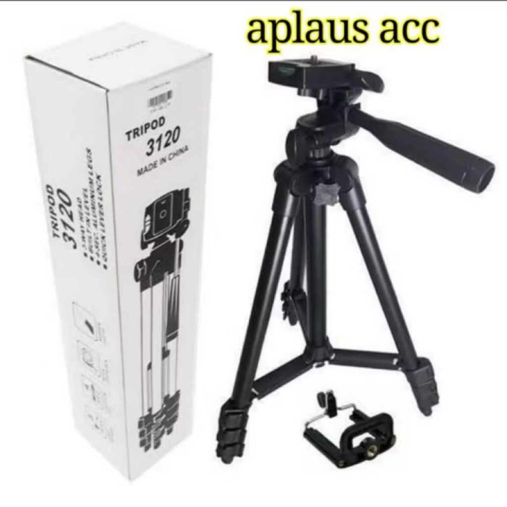 (GROSIRAN) Tripod 1 meter Full Black 3120 + pack