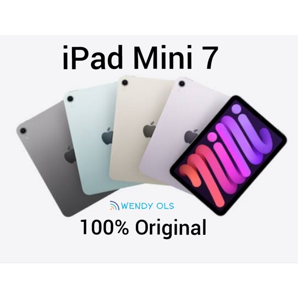 iPad Mini 7 A17 Pro Chip 2024 5G 8.3 inch 128GB 256GB 512GB Wifi / Cellular Original Mini7 Second Se