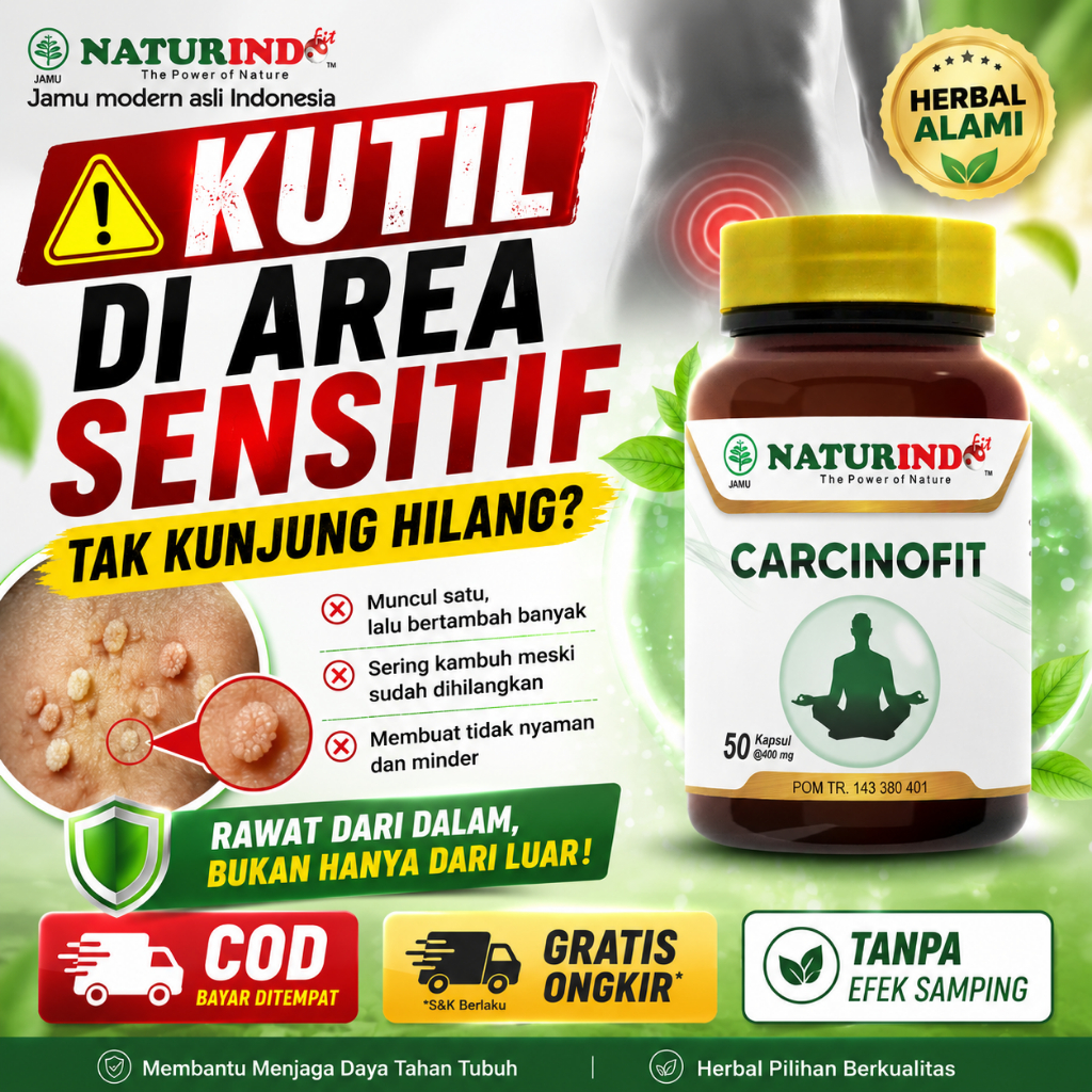 Carcinofit Naturindo Obat Kutil Kelamin Sipilis Penghilang Kutil Kelamin Perontok Kutil Paling Ampuh