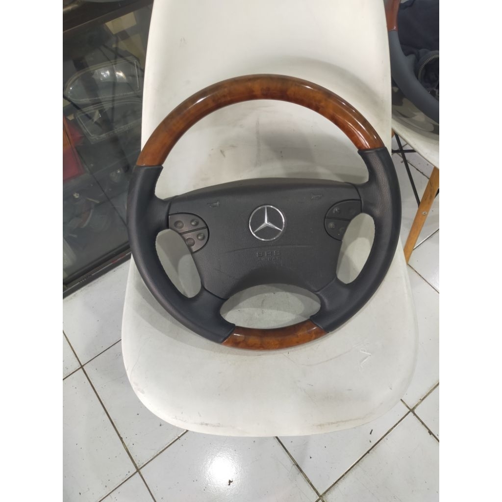 Setir Stir Mercy W210 Facelift Wood Panel