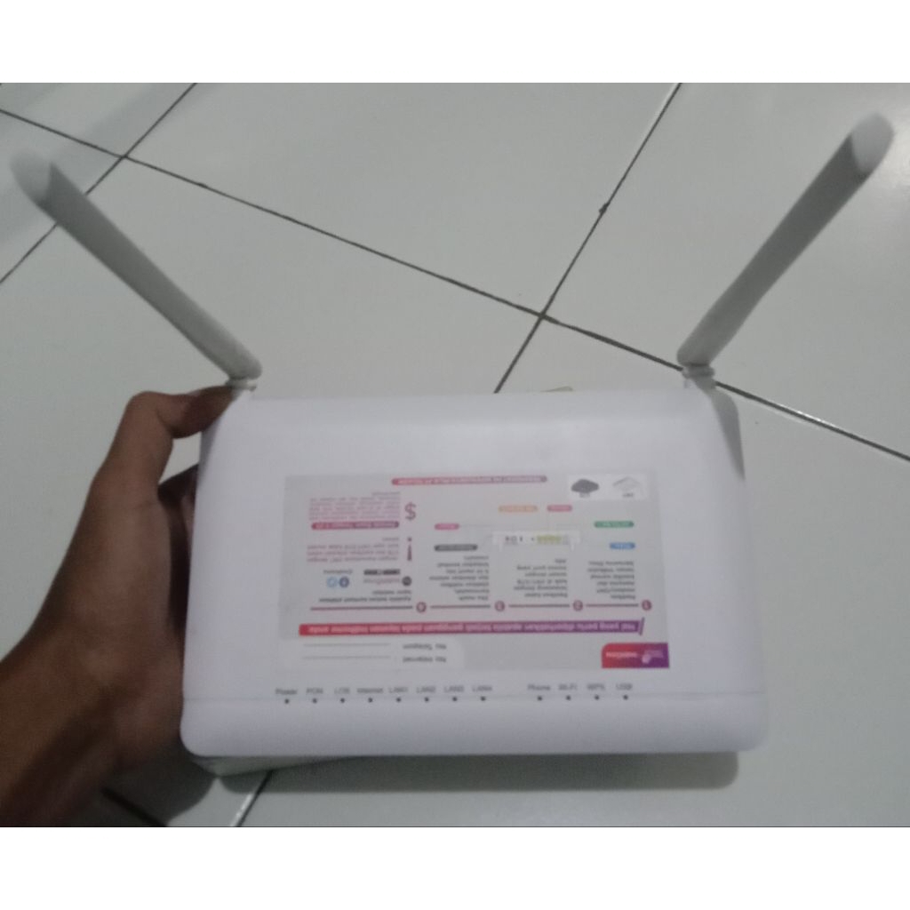 Router Zte F607l Second Normal Murah Tanpa Adaptor