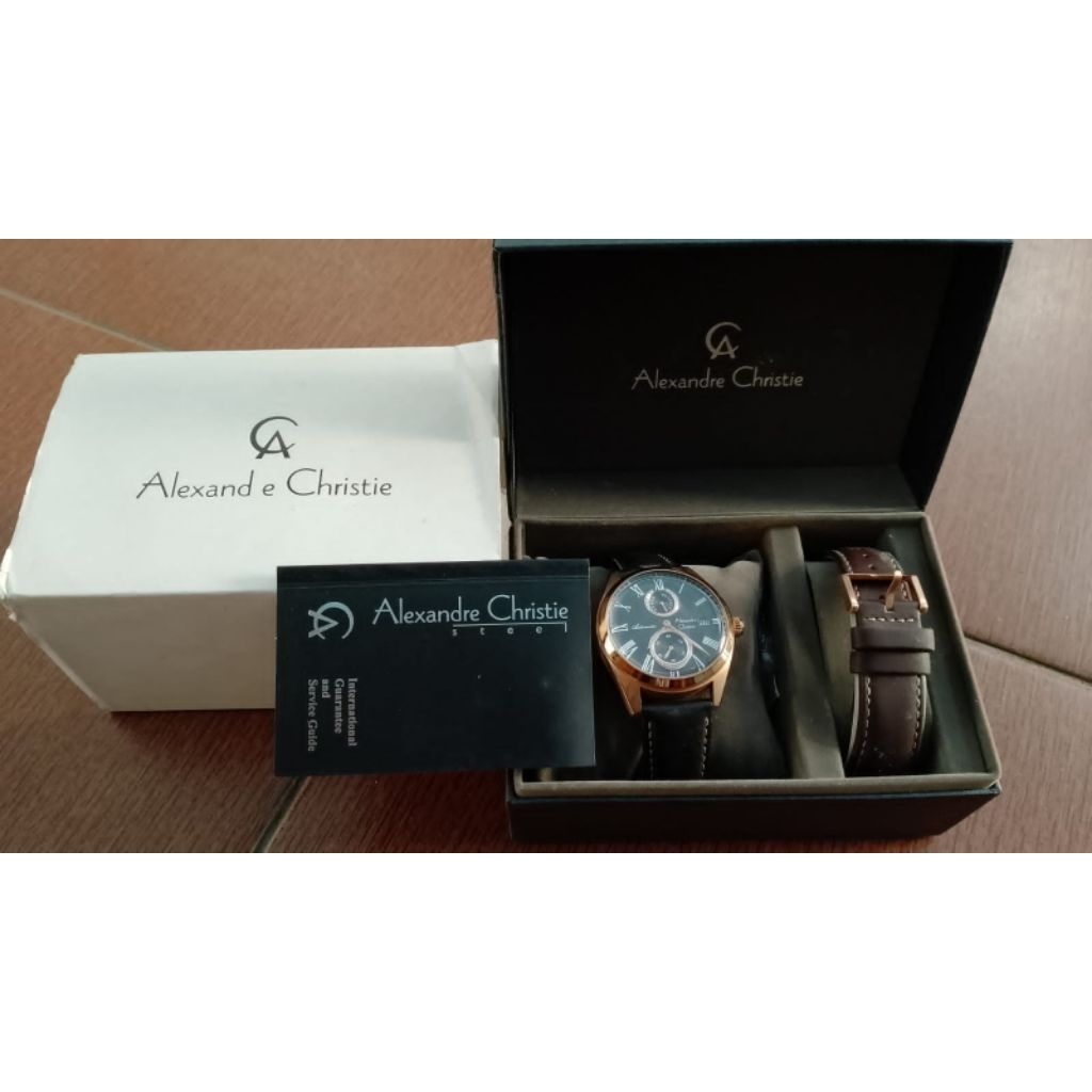 jam tangan pria alexandre christie 3040 MA automatic preloved / bekas / second