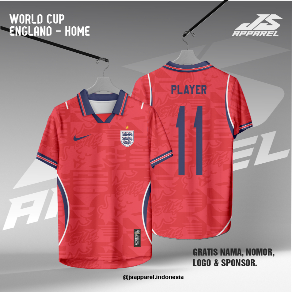 Jersey Inggris Jersey England jersey Piala Dunia 2026 Inggris England World Cup jersey 2026 Home & A