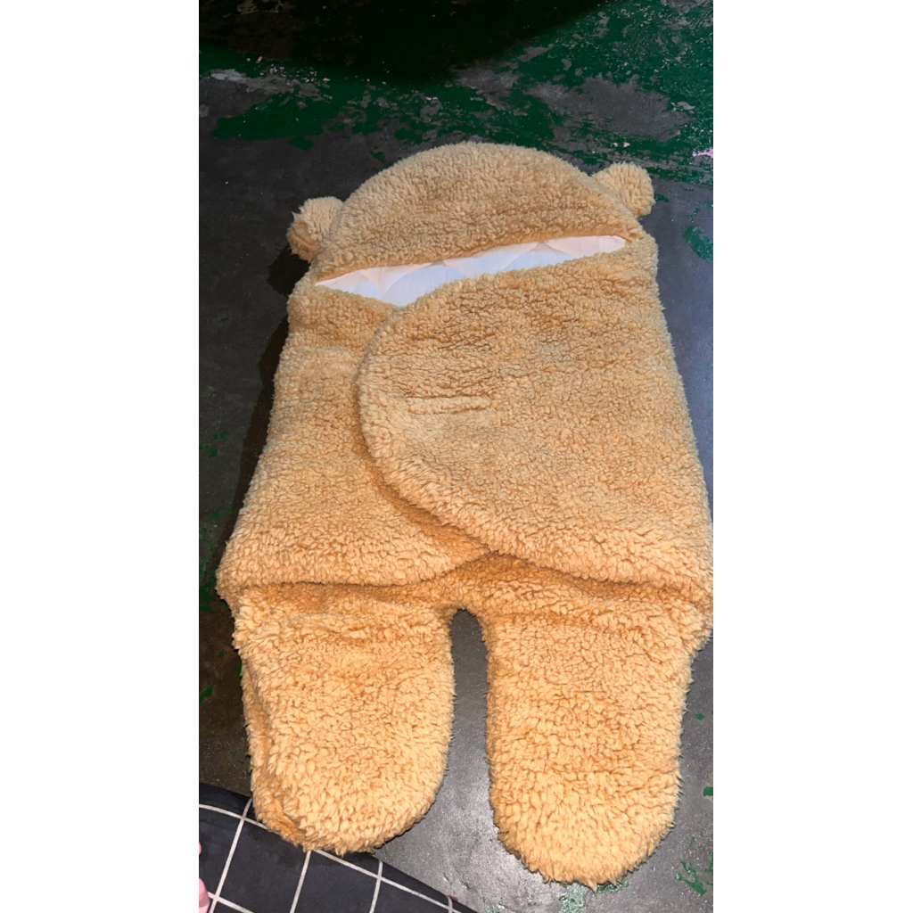 PRELOVED BEDONG BAYI INSTAN BLANKET KARAKTER BERUANG