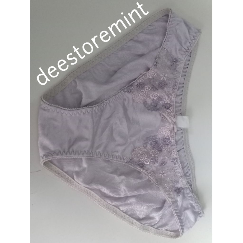 satin undies ungu cd silky halus