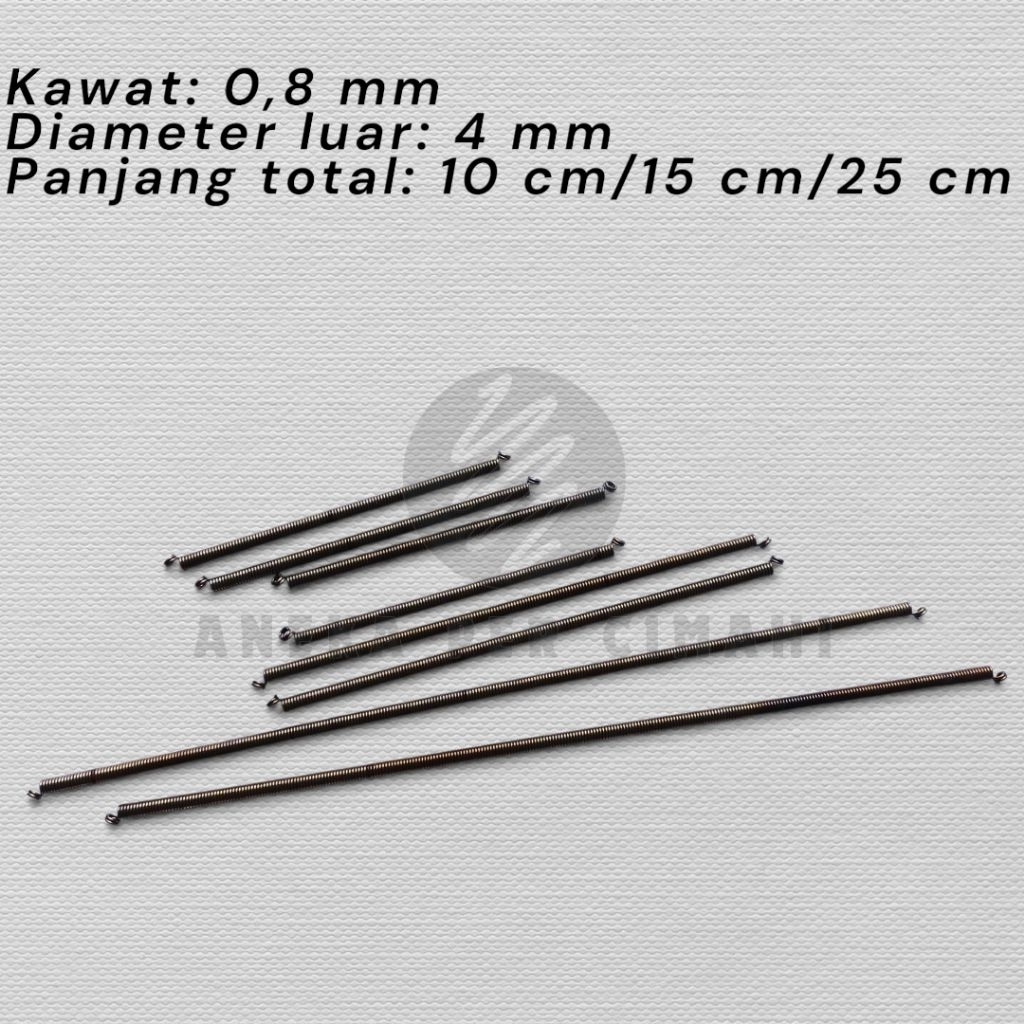 Per Spring Tarik 0,8mm Baja OD 4mm