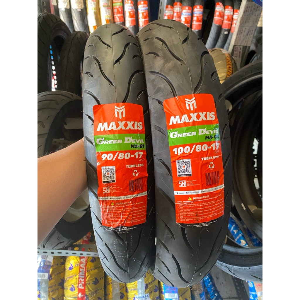 BAN MOTOR MAXXIS Green Devil 90/80-17 | 100/80-17