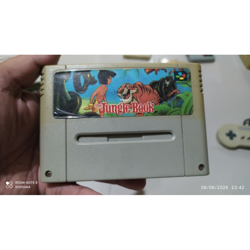 kaset snes jungle book