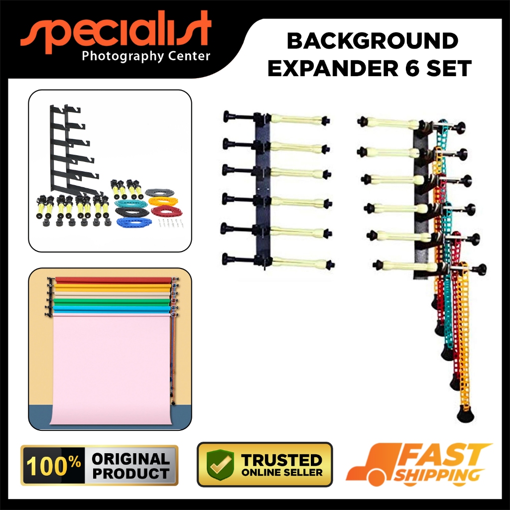 Background Expander Set 6 Rolls Studio Foto