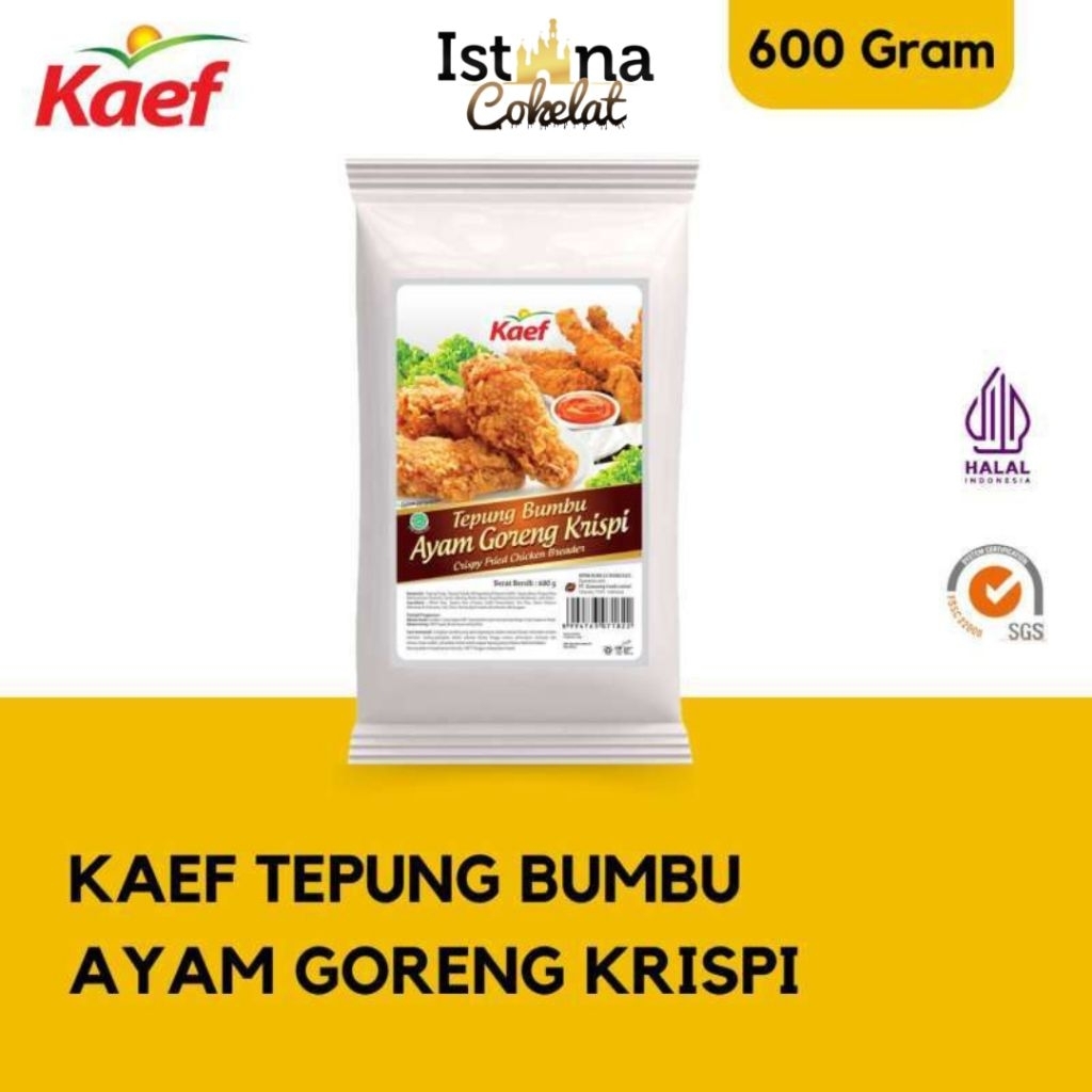 Kaef Tepung Bumbu Ayam Goreng Krispi 600gr