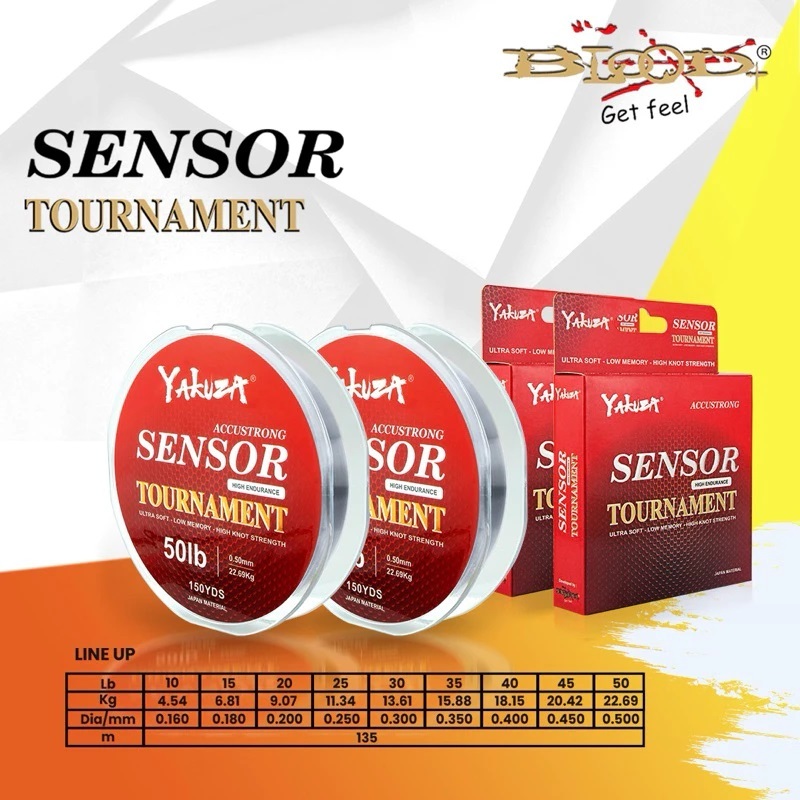 Senar Pancing Sensor Tournament Japan Material