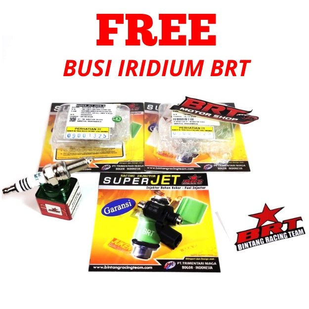 INJECTOR BRT MIO M3 MIO S MIO Z XRIDE 125 FINO 125 SOUL GT 125 FAZZIO FILANO INJEKTOR RACING BRT 10H