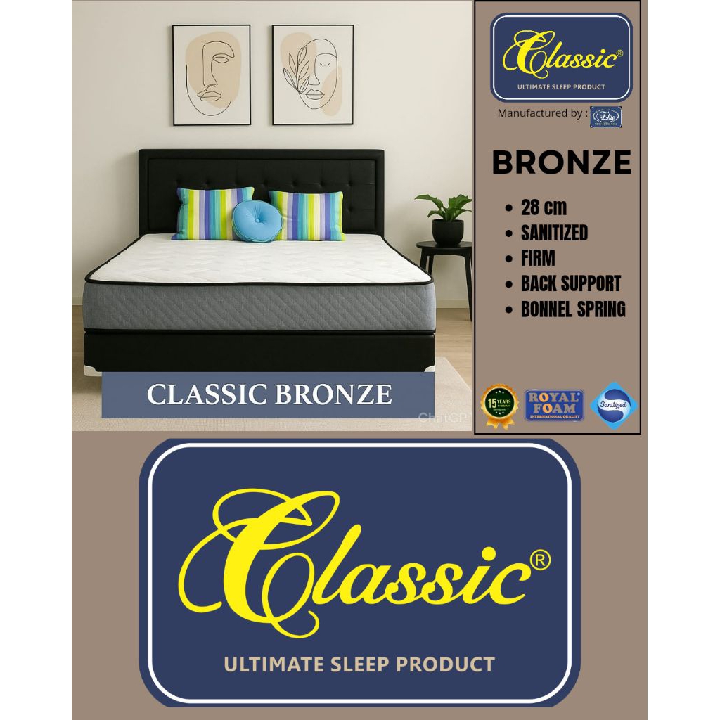 Springbed classic Type bronze