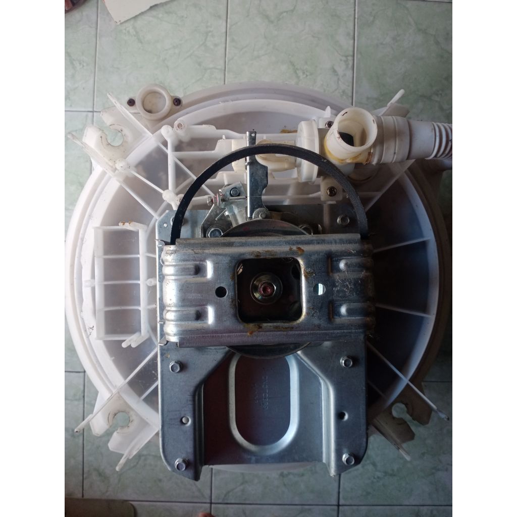 Tabung & gearbox set mesin cuci Polytron 1 tabung original copotan unit NORMAL.