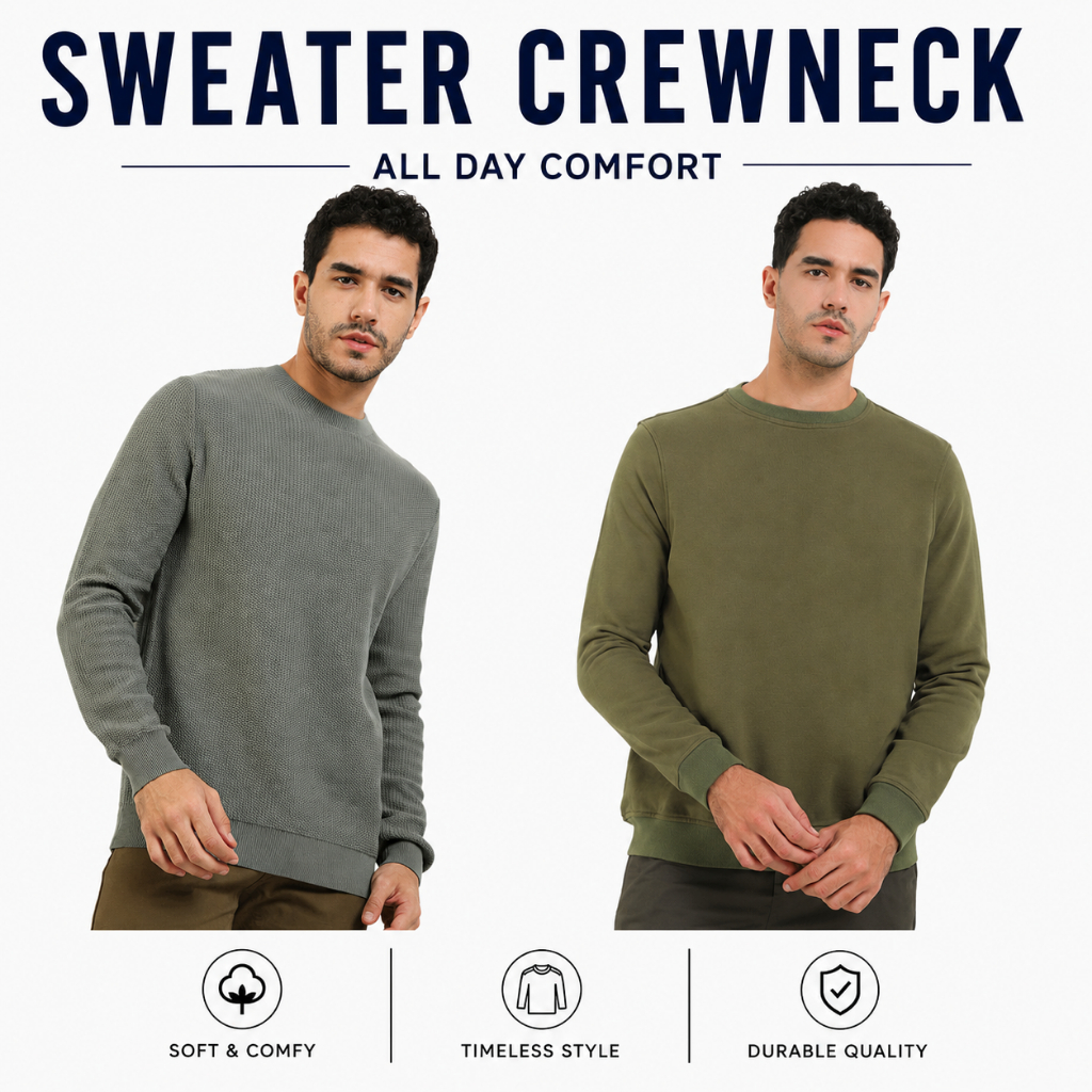 Sweater Polos Pria Andrew Smith