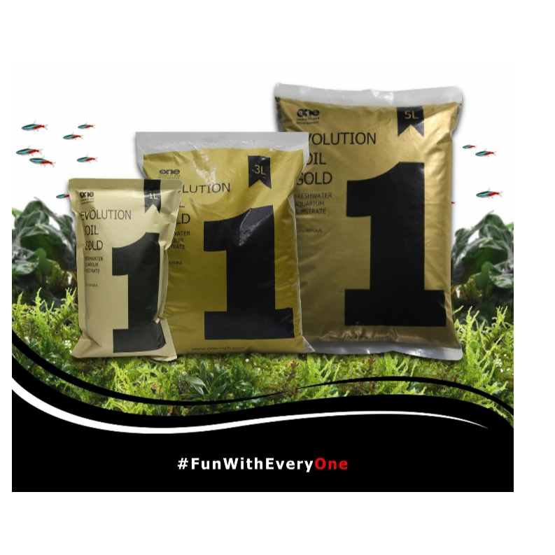 EVOLUTION SOIL GOLD - Media Tanam Pupuk Substarte Aquscape One Riset