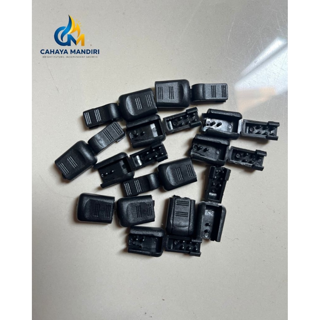 Stopper ujung tali kur mode lipat/stopper tali kur hoodie/stopper tarikan resleting