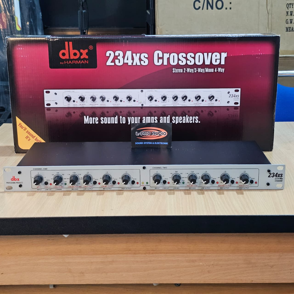 Crossover dbx 234xl Grade A aktif cross 3 way 2 way 4 way dan Crosover DBX 234 XS