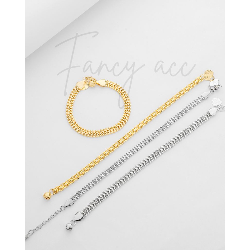 Fancy - Gelang Tangan Mewah Rantai Lipan Aksesoris Elegan Cocok Untuk Perempuan dan Laki-Laki Xuping
