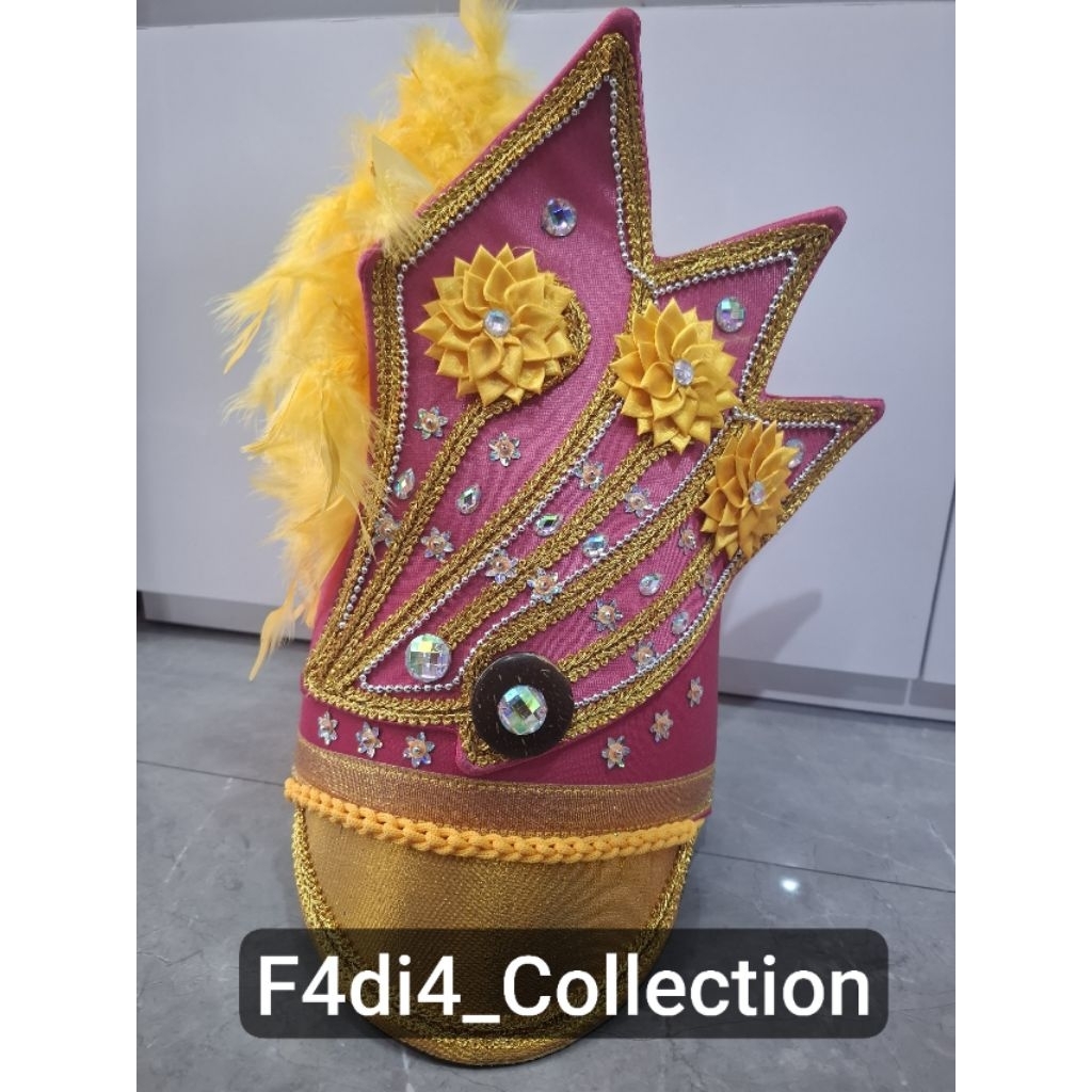 Topi Mayoret Cindai Pink Gold