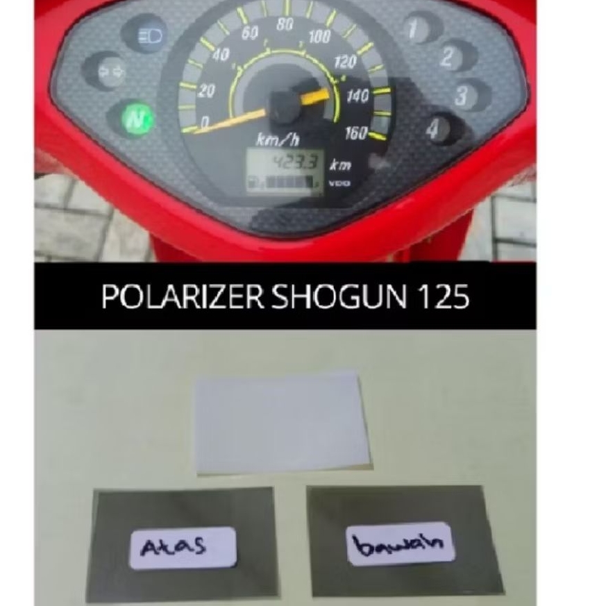 polariser Polarizer Polaris LCD speedometer Shogun 125 Sgp