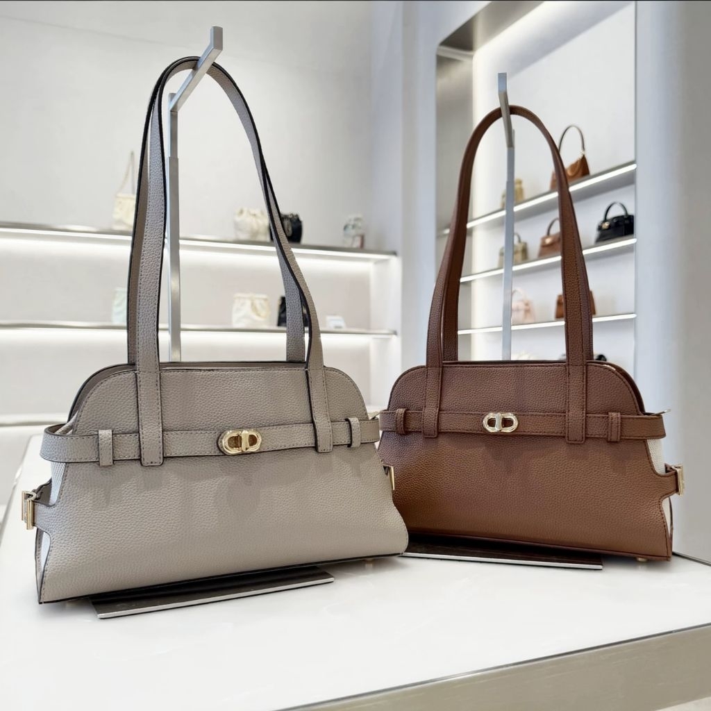 C Aubrielle Belted Shoulder Bag