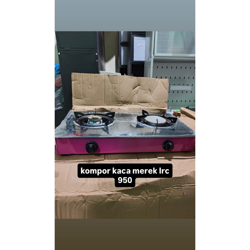 kompor kaca merek lrc dan kompor tanam merek nico