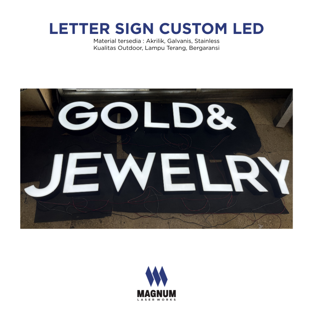 Letter Sign Letter Timbul Huruf Timbul Custom